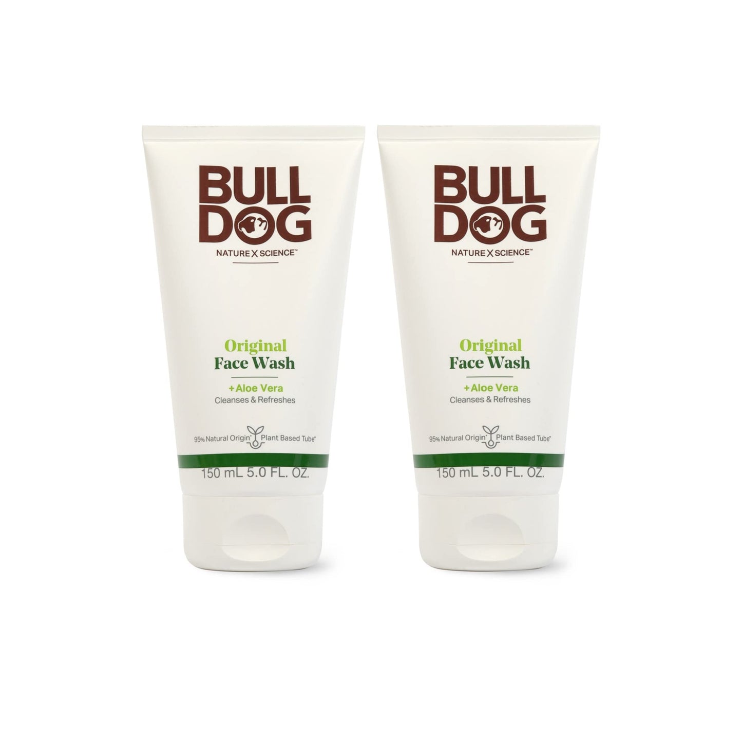 Bulldog Mens Skincare and Grooming Original Face Wash, 5 Ounce - Pack of 2 Beauty & Personal Care Bulldog Skincare for Men