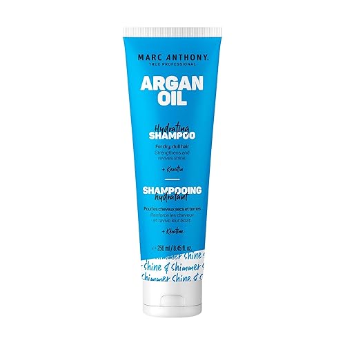 Marc Anthony Argan Oil Shampoo with Keratin - Moisturizing & Revitalizing for Dry, Dull Hair - Repairs, Strengthens & Enhances Shine with Nourishing Beauty & Personal Care Marc Anthony