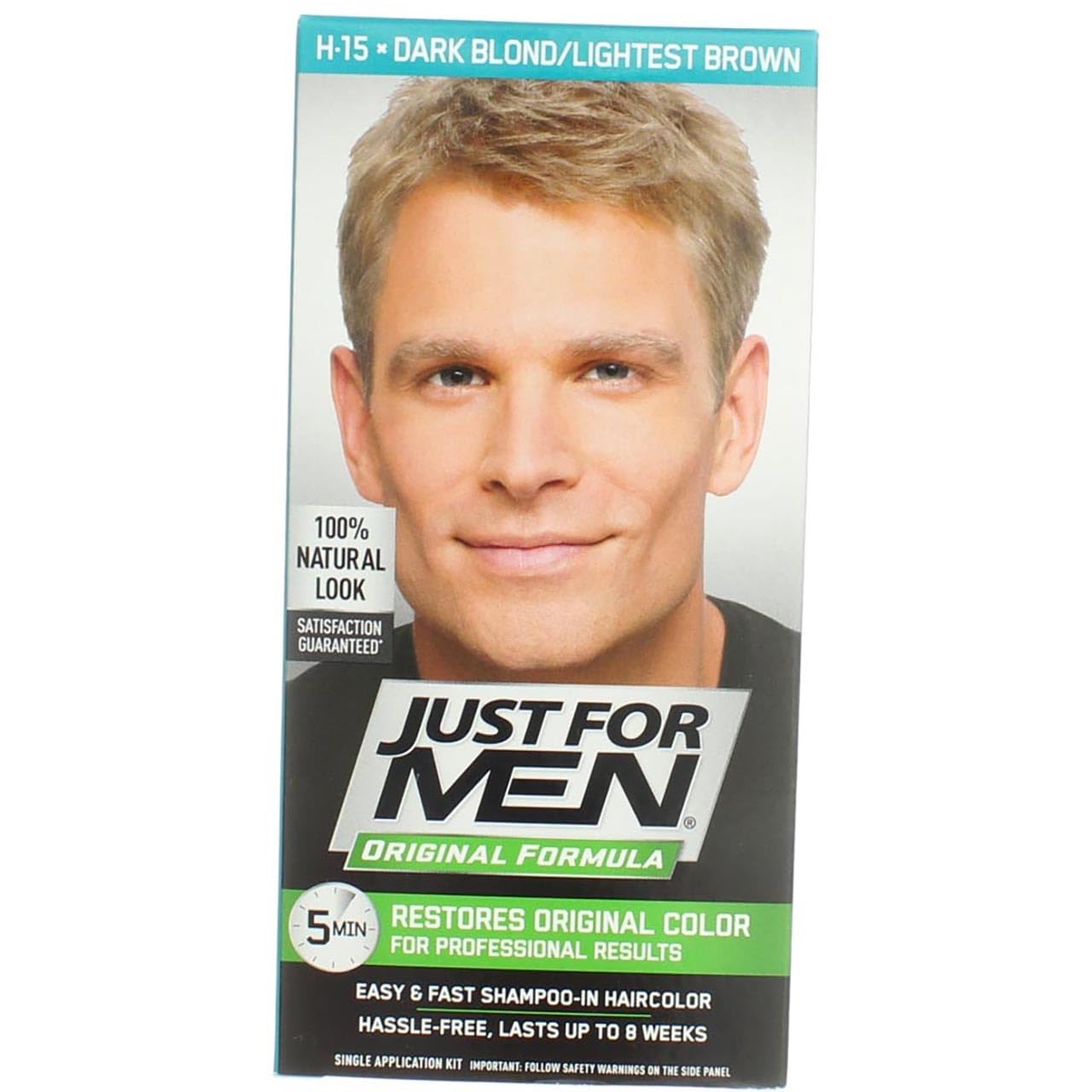 JUST FOR MEN Hair Color H-15 Dark Blond 1 Each (Pack of 4) Beauty & Personal Care Just for Men