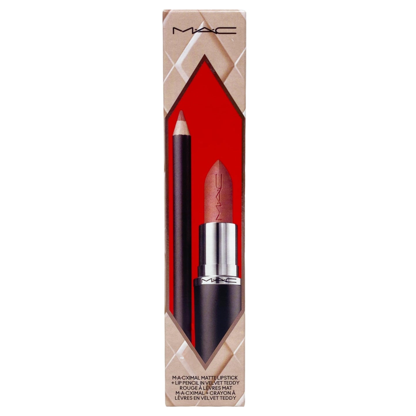 M·A·C Cosmetics Holiday Exclusive Topsy-Teddy Lip Kit - M·A·Cximal Matte Lipstick + Lip Pencil Beauty & Personal Care MAC