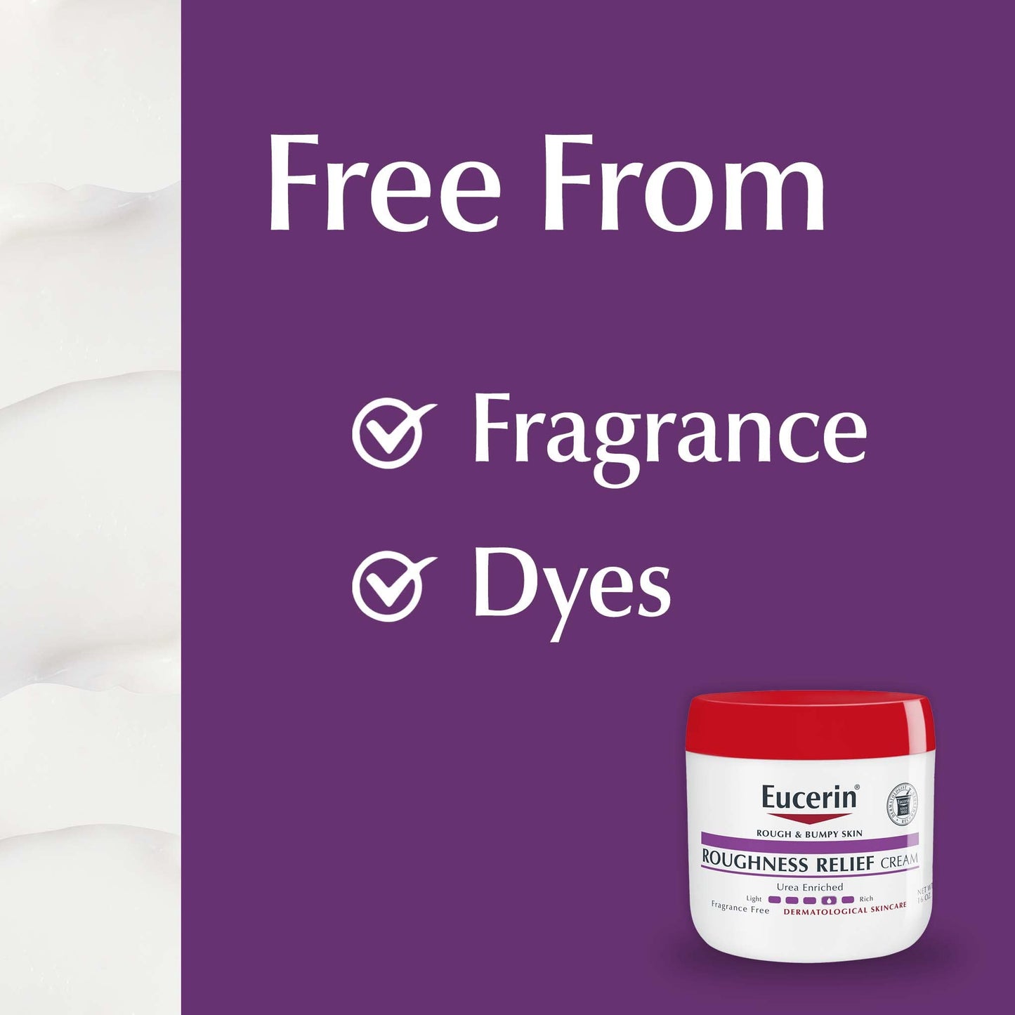 Eucerin Roughness Relief Body Cream for Rough and Bumpy Skin, Fragrance Free Body Moisturizer with Urea and Ceramide-3, 16 Oz Jar Beauty & Personal Care Eucerin