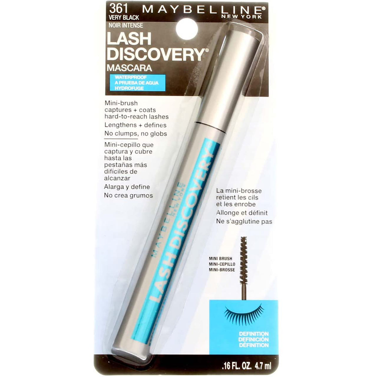 Myb Masc Lash D 01 W/P Size 1ct Beauty & Personal Care MAYBELLINE