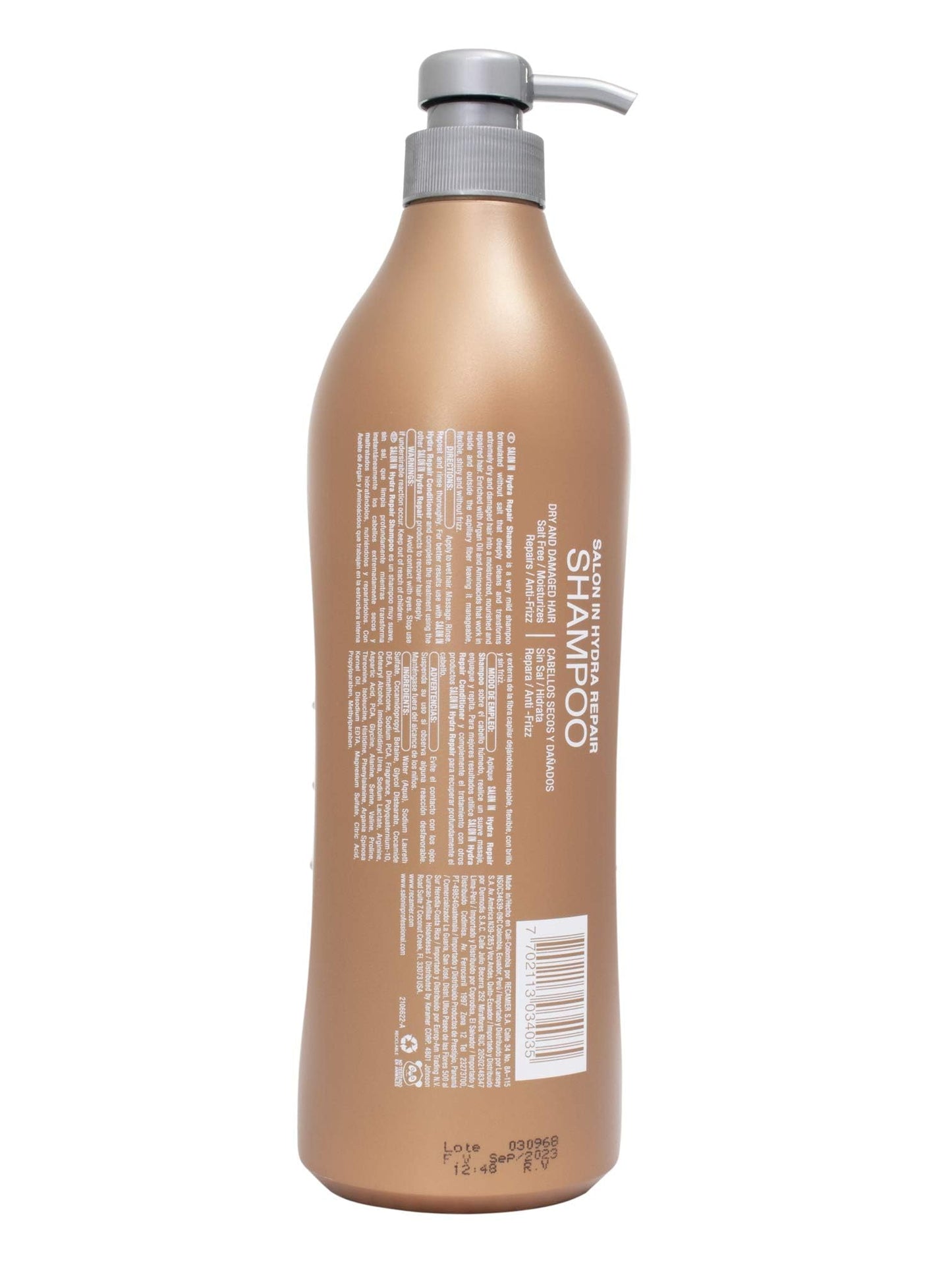 Recamier Professional Salon In +Pro Hydra Repair Hair 3 pack kit - Shampoo 33.8oz + Conditioner 33.8oz + Deep Treatment Mask 10.58oz Beauty & Personal Care RECAMIER PROFESSIONAL SALON IN