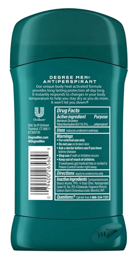 Degree Deodorant Mens Extreme Blast (79ml) 2.7 Ounce (Pack of 2) Beauty and Personal Care Degree