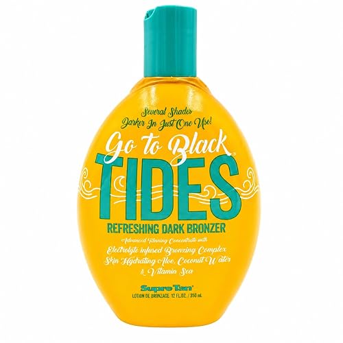 Go to Black Tides Refreshingly Dark Bronzer with DHA, Erythrulose & Melanin 12oz Beauty & Personal Care Supre