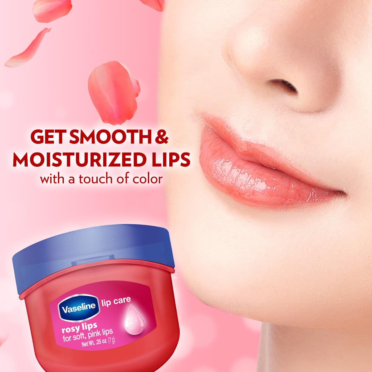 Lip Therapy Rosy Lips 0.25 oz, Pack of 1 Beauty and Personal Care Vaseline
