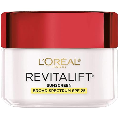 L'Oréal Paris Revitalift Anti-Wrinkle and Firming Face Moisturizer with SPF 25, Pro-Retinol and Centella Asiatica, Paraben Free, 1.7 oz (Packaging may Beauty & Personal Care L'Oreal Paris