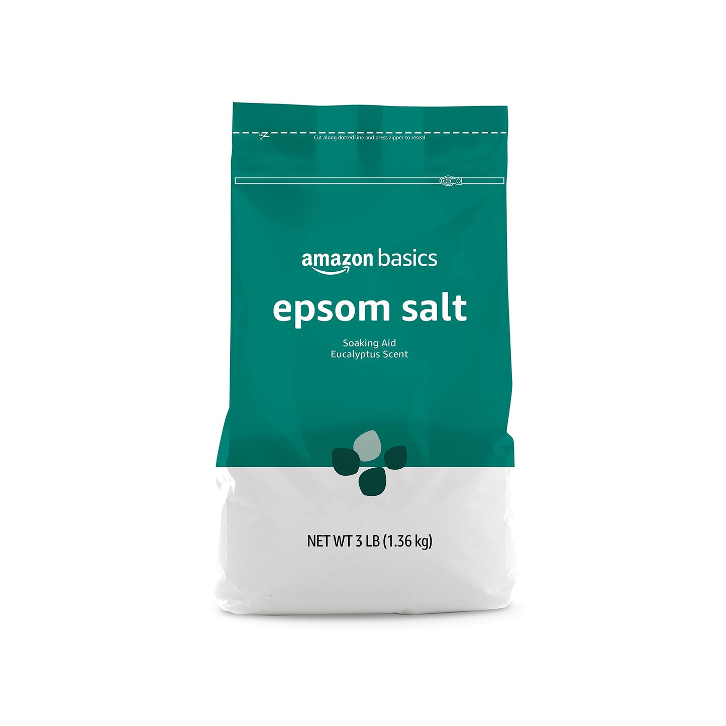 Amazon Basics Epsom Salt Soaking Aid, Eucalyptus Scented, 3 Pound Beauty and Personal Care Amazon Basics
