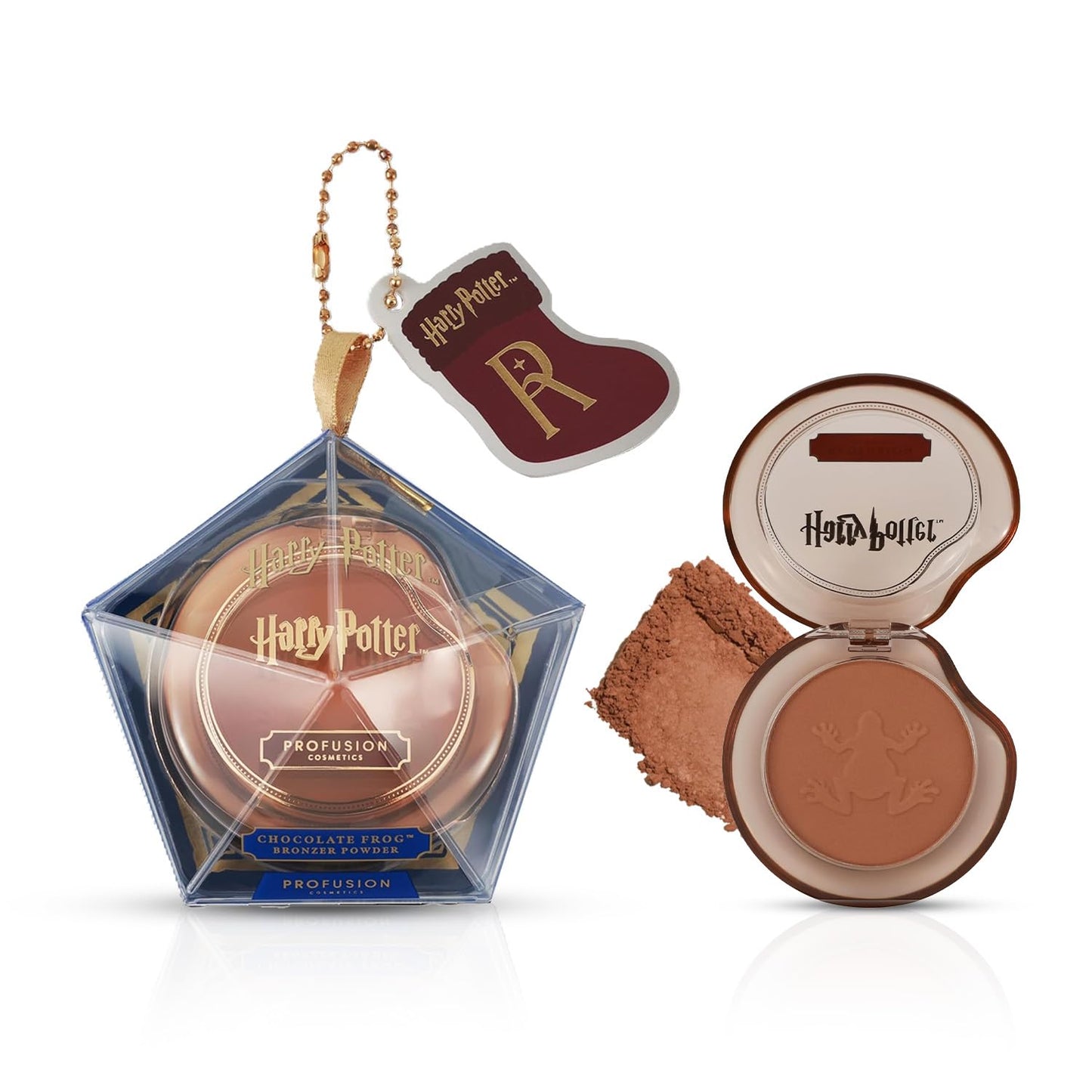 Profusion Cosmetics Harry Potter Holiday Chocolate Frog Bronzer Powder, Soft Matte Face Bronzer, Long-Lasting Natural Sun-Kissed Bronzing Finish Beauty & Personal Care Profusion Cosmetics