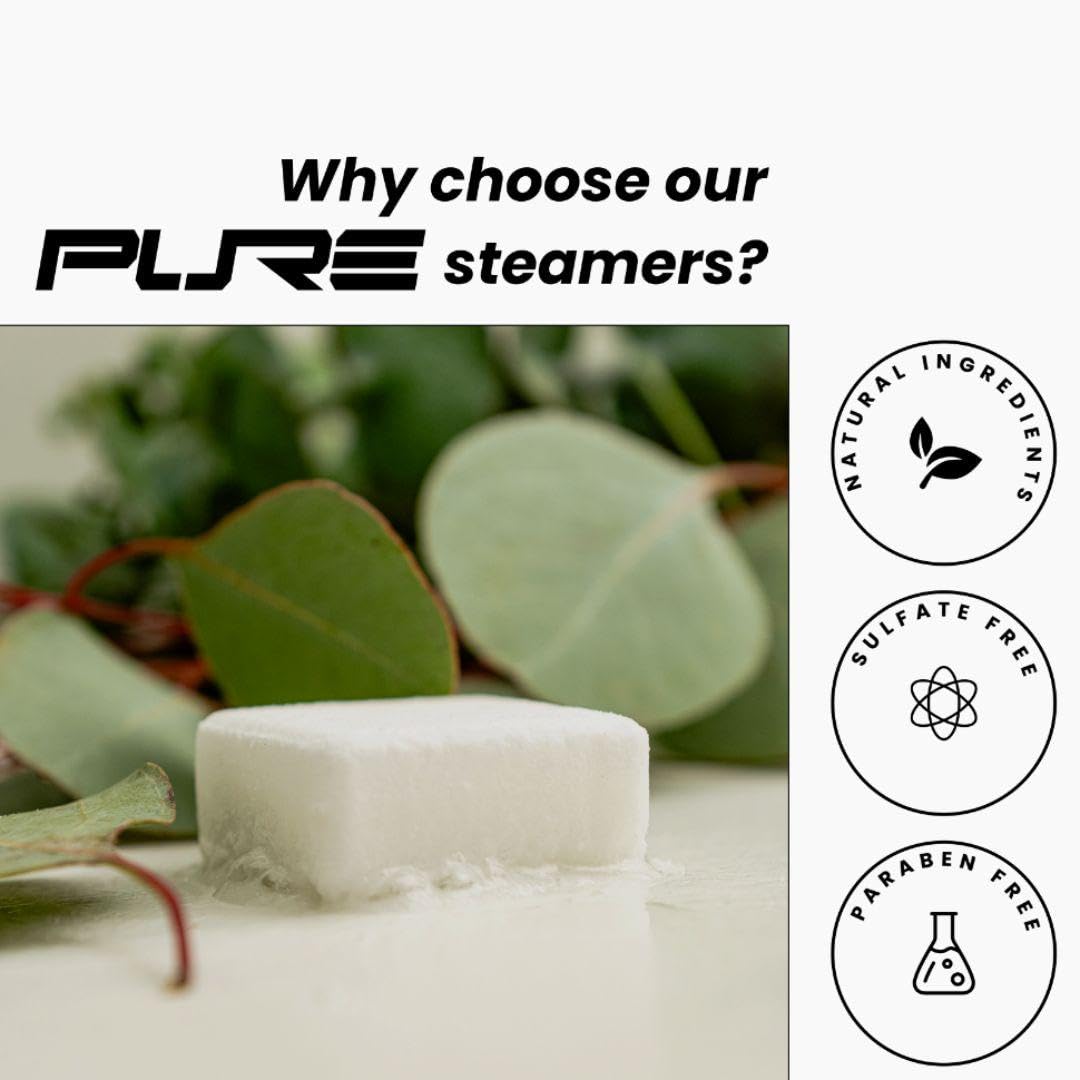 Sport Shower Steamers - USA Made with Natural Lemon Essential Oil, Aromatherapy, Stress and Sinus Relief, Muscle Recovery for Athletes, Best Birthday Beauty and Personal Care Pure Athlete
