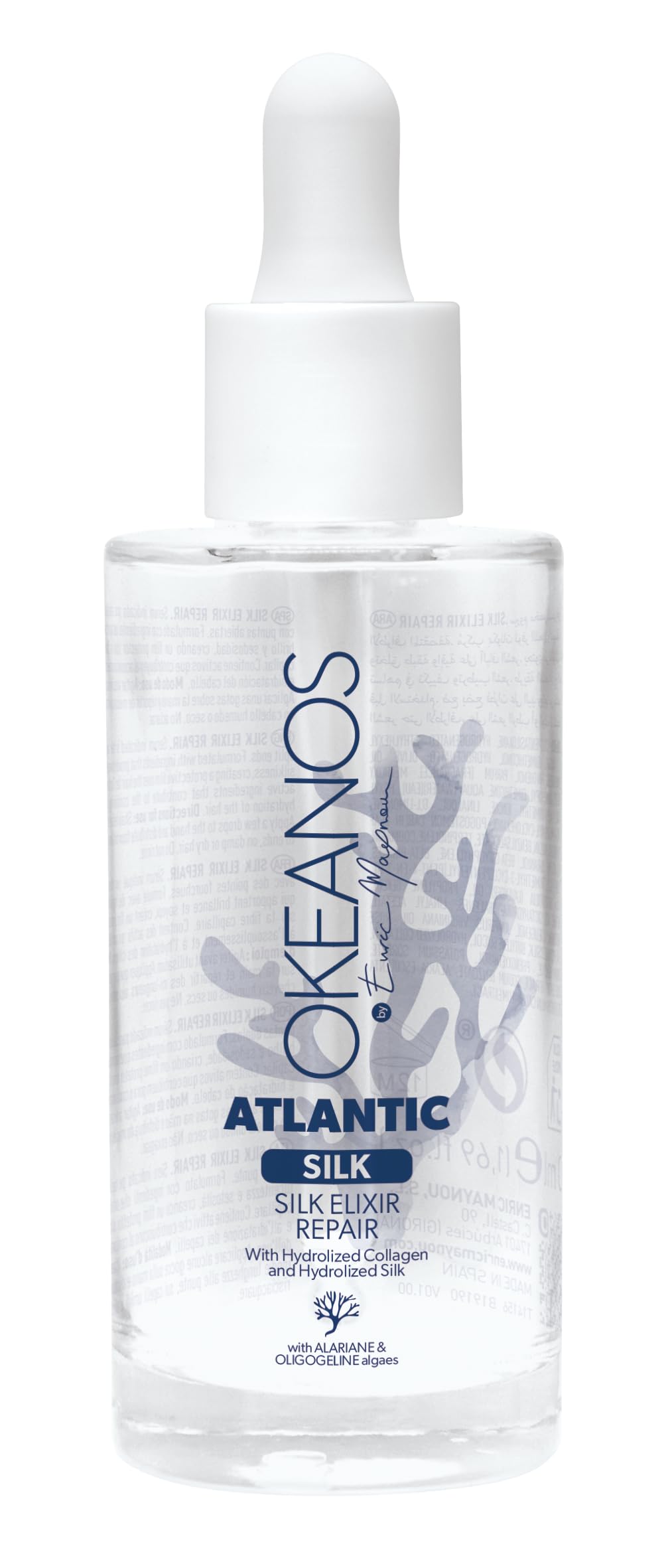 OKEANOS Restore Ritual Box, Professional Deep Reconstruction Hair Care Set with Shampoo, Mask, Repair Elixir, Bi-Phase Conditioner Beauty & Personal Care OKEANOS by Enric Maynou