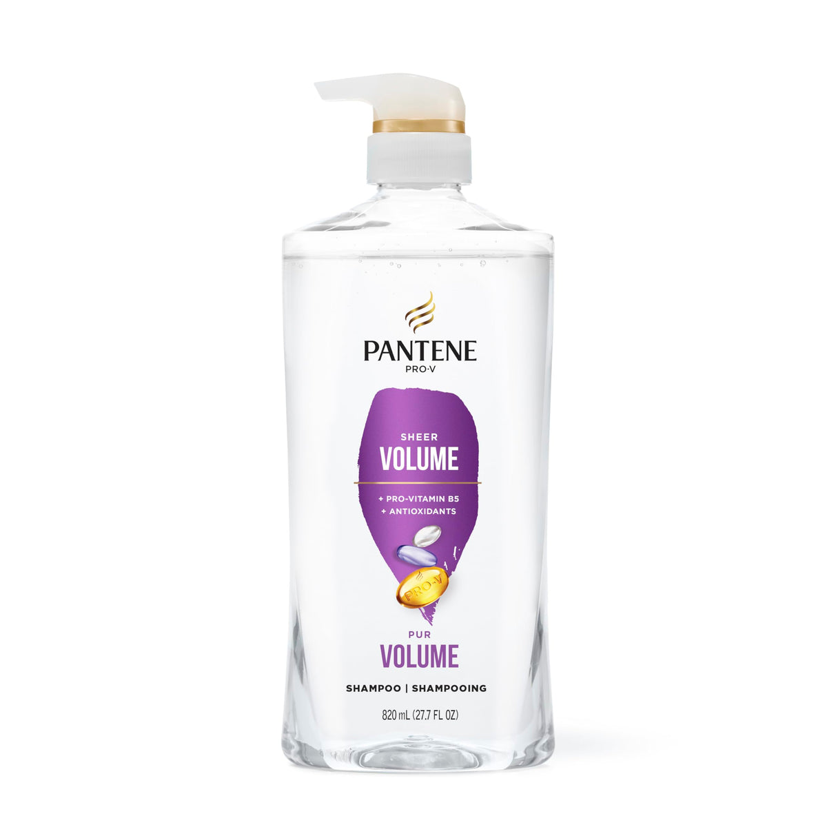 Pantene Shampoo, Sheer Volume - Lightweight Nourishment for Fine, Color-Treated Hair, 72-Hour Fullness and Body, 27.7 Oz Each Beauty & Personal Care Pantene