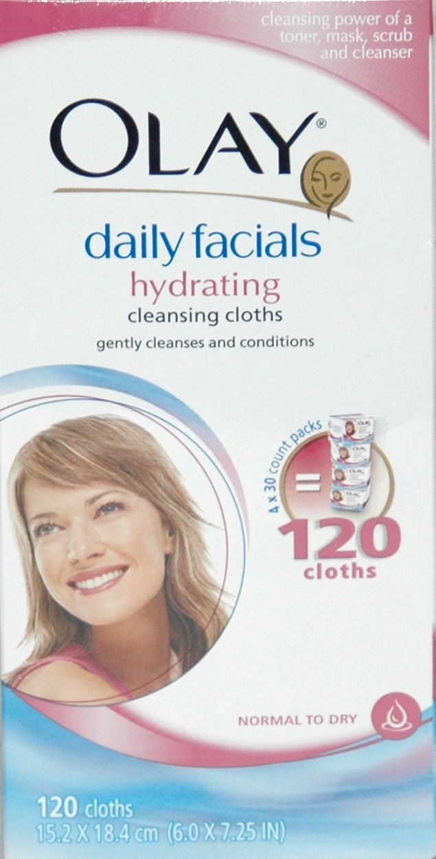 Olay Daily Facials Deep Cleansing Cloths Beauty & Personal Care Olay