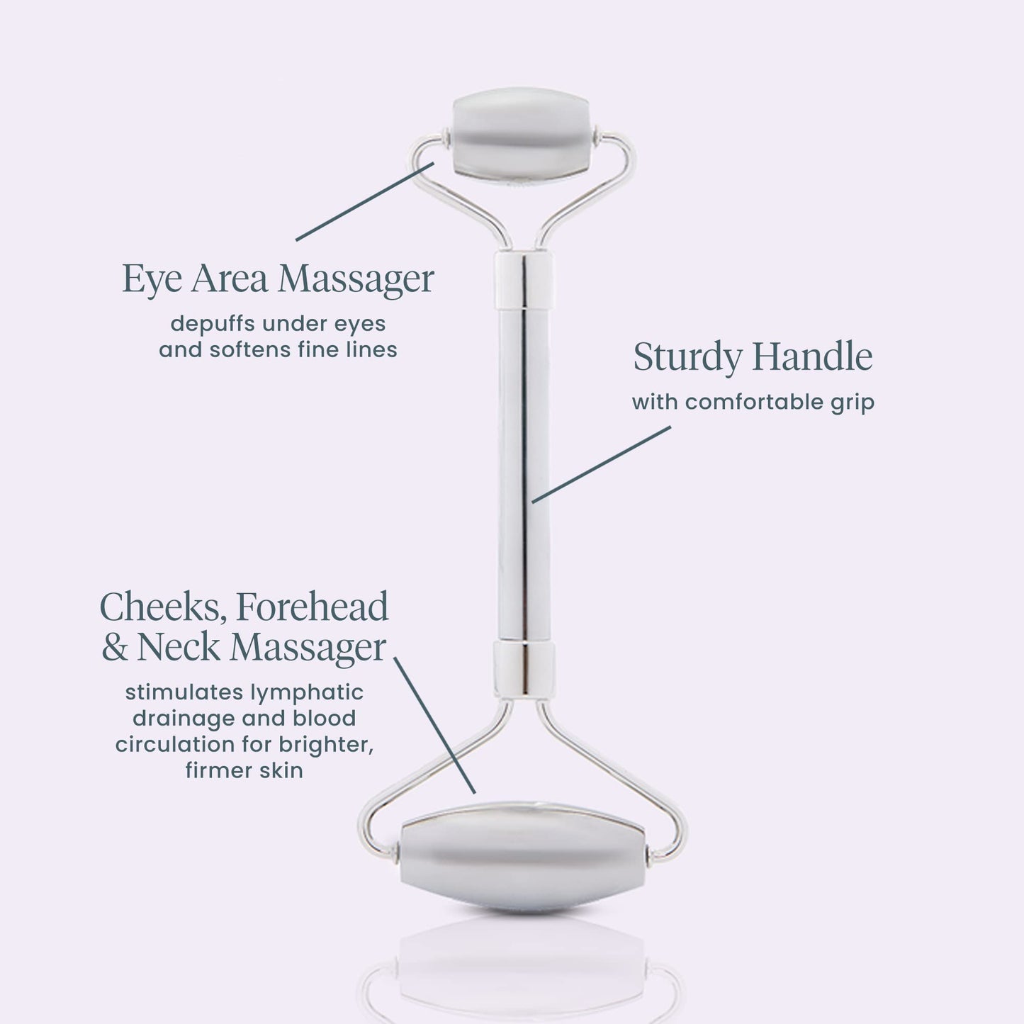 Wonderskin Liquid Gym Facial Roller, Stainless Steel Face Roller Massager for Puffy Eyes and Dark Circles, Face Sculpting Tool Beauty & Personal Care Wonderskin