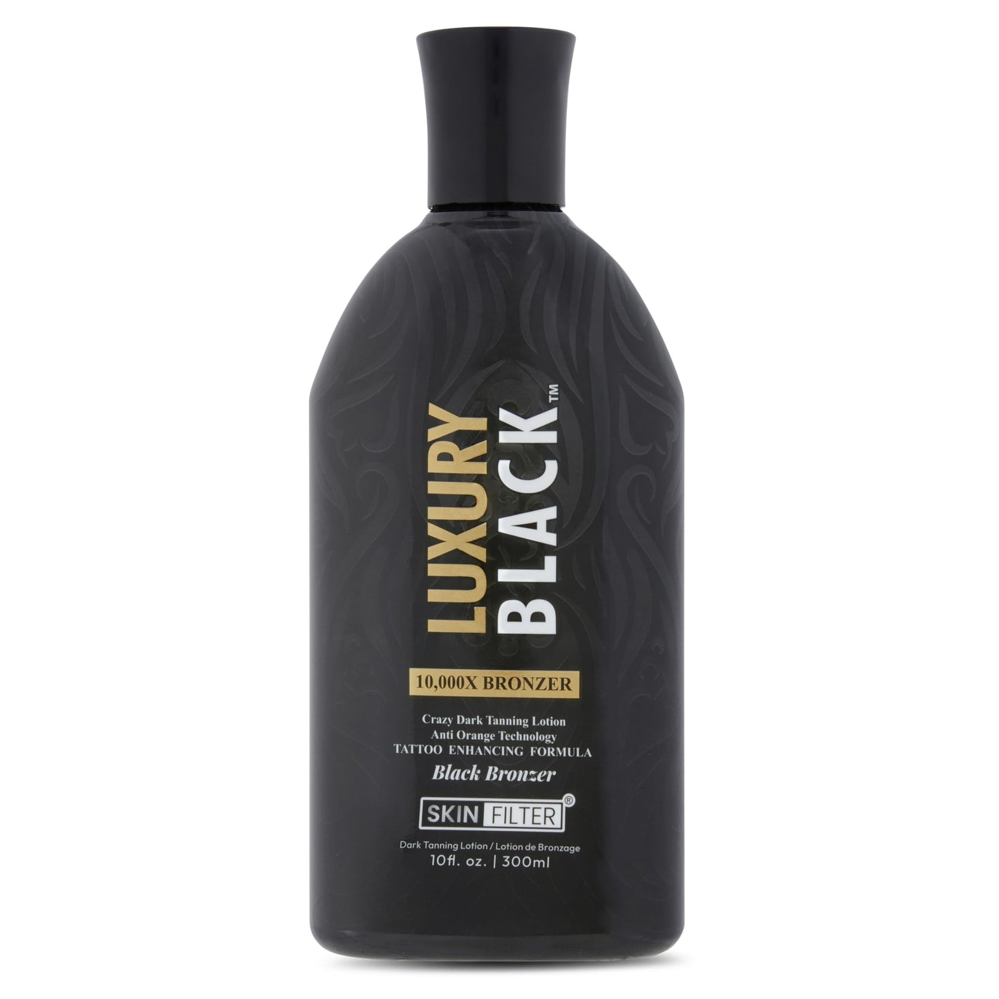 Skin Filter Luxury Black Tanner - Advanced 10,000X Tanning Lotion - Skin-Friendly Tanning Lotion with Anti-Orange Technology - Indoor Tanning Lotion Beauty & Personal Care SKIN FILTER