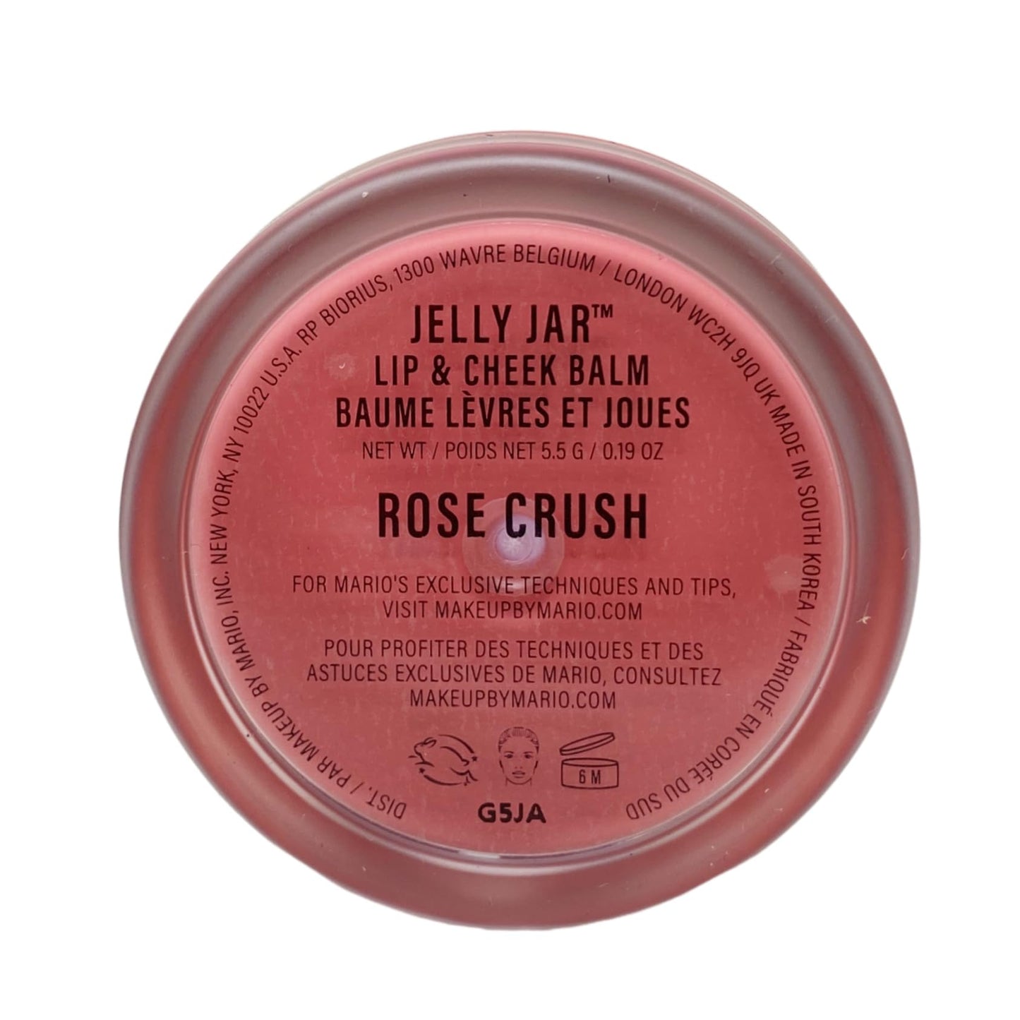 Makeup By Mario Jelly Jar Lip & Cheek Balm - Rose Crush (5.5 g / 0.19 oz) Beauty and Personal Care BY MARIO