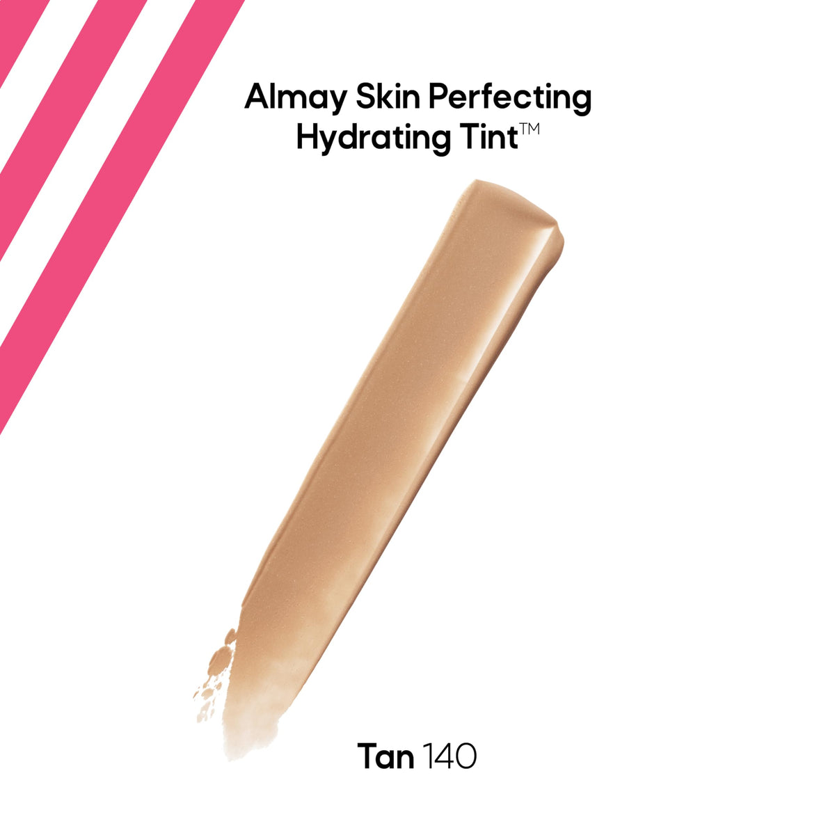 Almay Skin Perfecting Hydrating Tint Foundation, 140 Tan, 0.94 fl oz