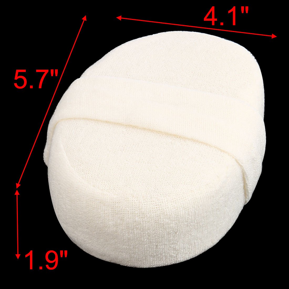 Ruilogod Household Bathroom Shower Tool Body Clean Sponge Scrubber 14.5cm Length Beige (id: 876 7f2 4da 64f f3e Beauty and Personal Care Ruilogod