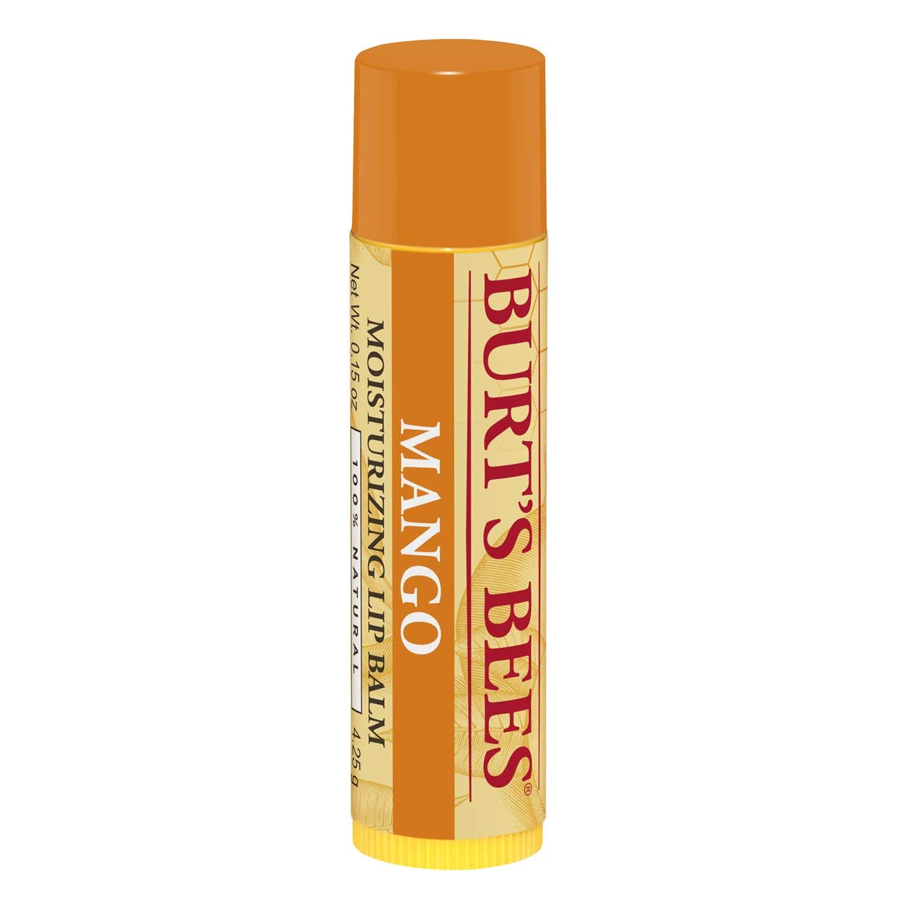 Burt's Bees 100% Natural Moisturizing Lip Balm, Mango Beeswax & Fruit Extracts - 12 Tubes Beauty & Personal Care Burt's Bees