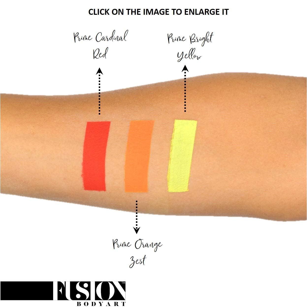Fusion Body Art Pro Face Paint | Prime Orange Zest (32gm), Professional Quality Water Activated Face and Body Paint Supplies Single Makeup Cake Beauty & Personal Care FUSION BODY ART