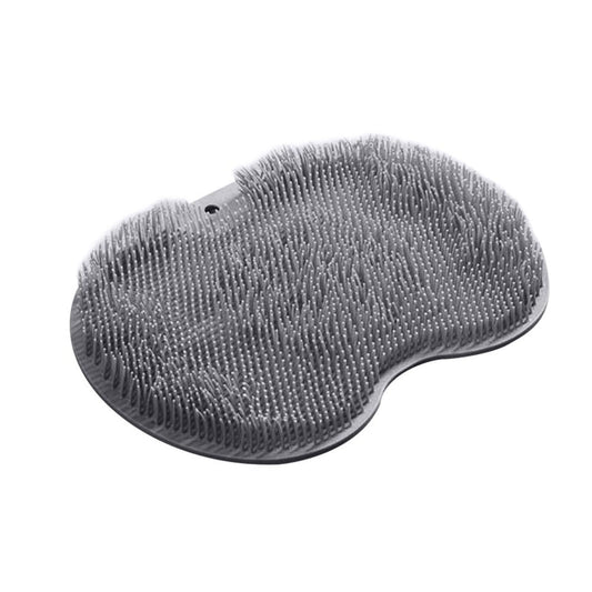 MENGKK Bath Loofahs Foot Scrubber Wash Brush Bath Pad Rub Back Sucker Bathroom Non-Slip Massage Shower Cleaning Tool(Gray) Beauty and Personal Care MENGKK