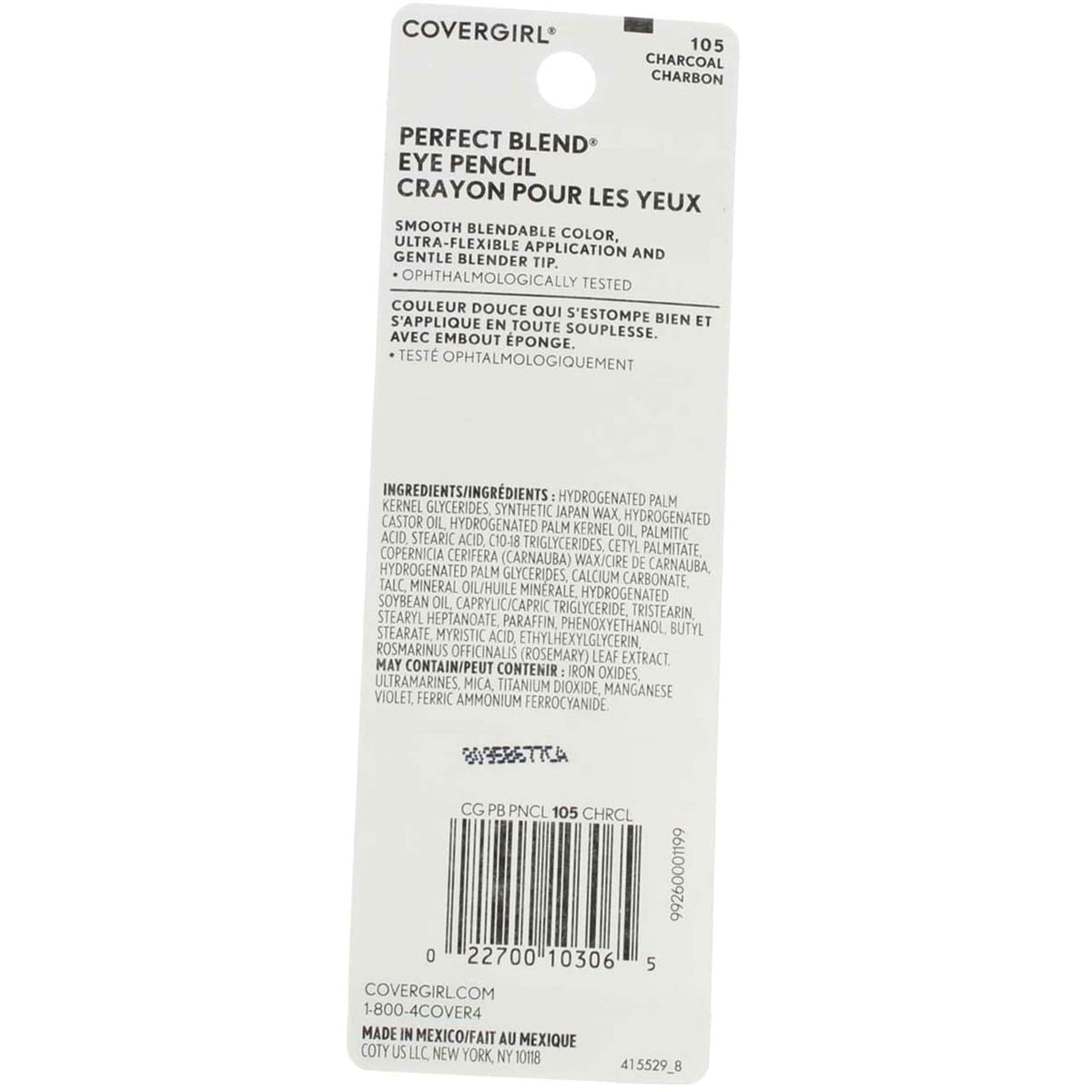Cover Girl 10306 105chrcl Charcoal Perfect Blend Eyeliner Pencil Beauty & Personal Care COVERGIRL