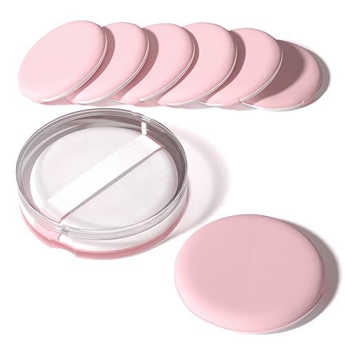 MOHOPE 8Pcs Air Cushion Makeup Sponges for Foundation with Portable Box | Latex-Free Blending Sponge for Liquid, Cream, Foundation and Powder | Round Beauty & Personal Care MOHOPE