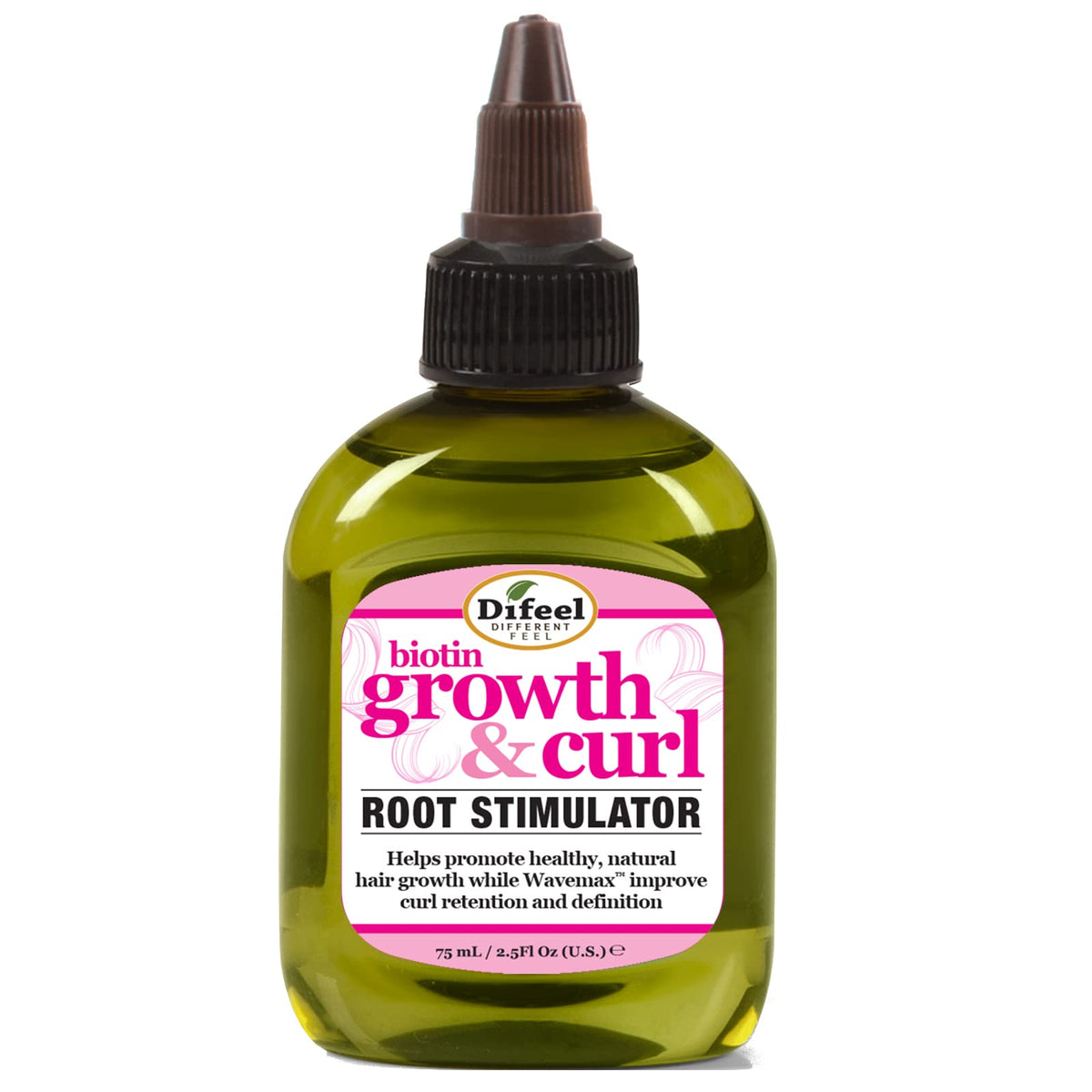 Difeel Biotin Pro-Growth Root Stimulator , 2.5 oz -Deep Treatment for Hair Growth and Damaged Curly Hair, Unisex Adult