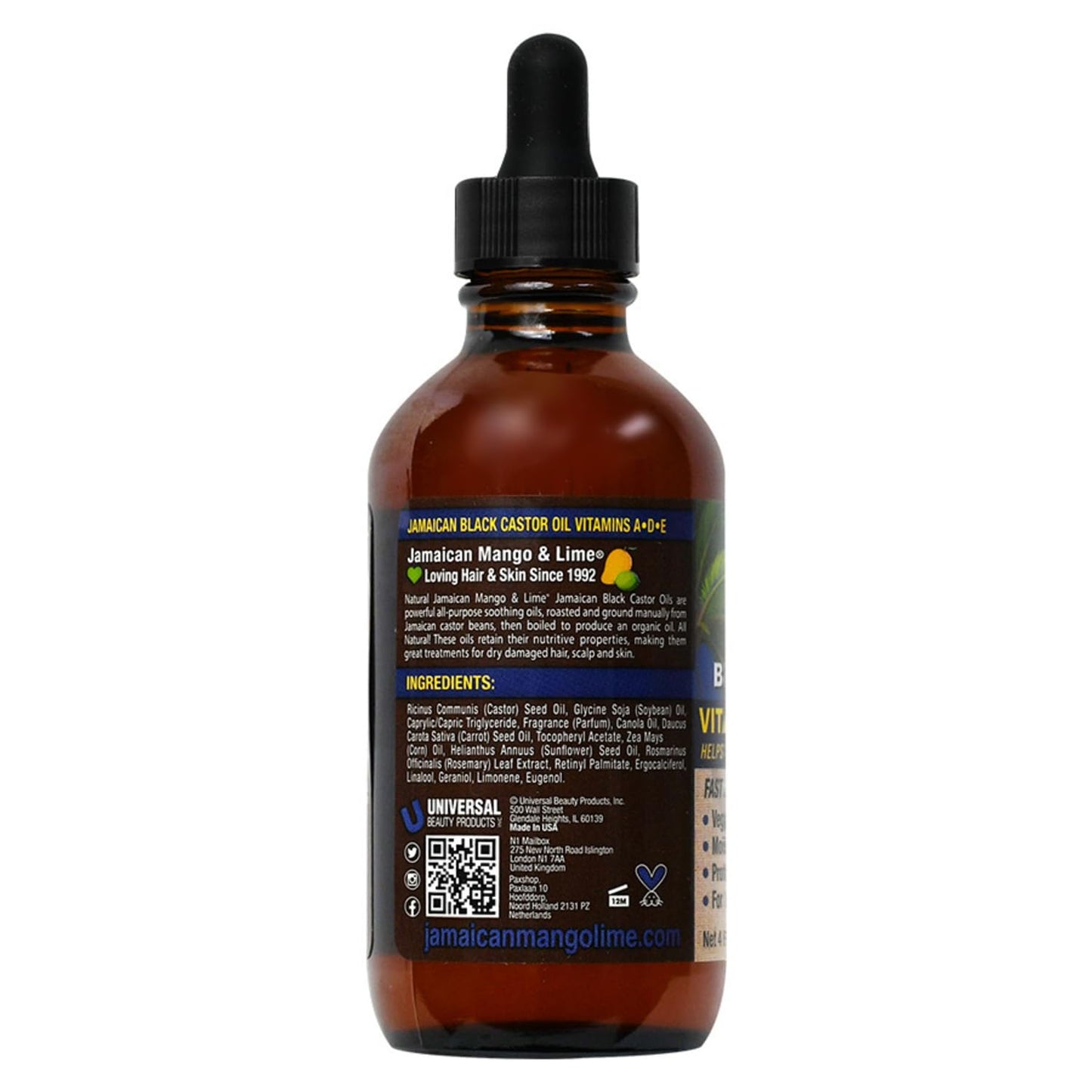 Jamaican Mango & Lime Black Castor Oil - Hair & Scalp Oil for Locs, Braids, Twists & Natural Hair - Strengthens, Moisturizes & Promotes Hair Growth Beauty & Personal Care Jamaican Mango & Lime