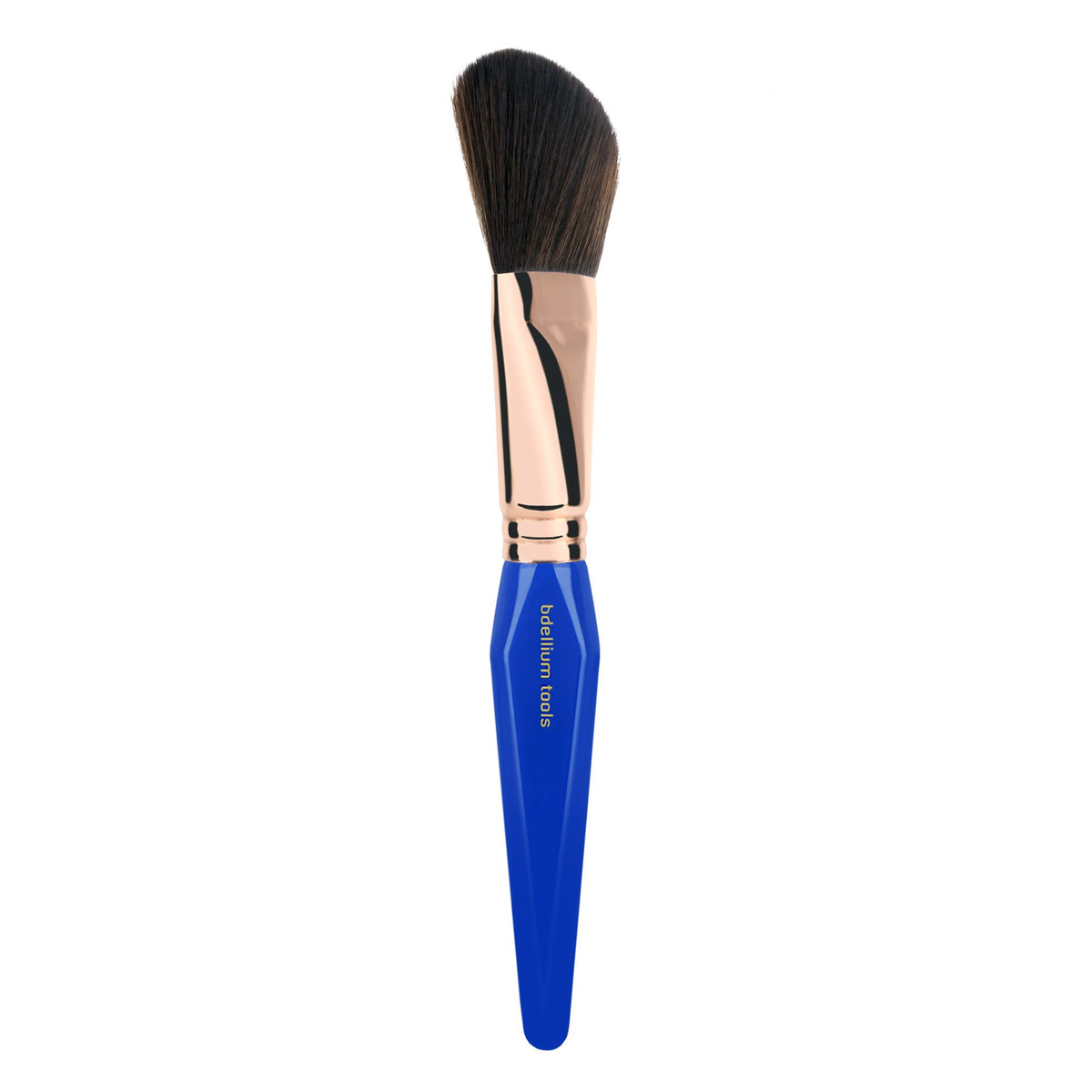 Bdellium Tools Professional Makeup Brush - Golden Triangle 990 Angled Face - With All Vegan and Soft Synthetic Fibers, For Whisking Powder