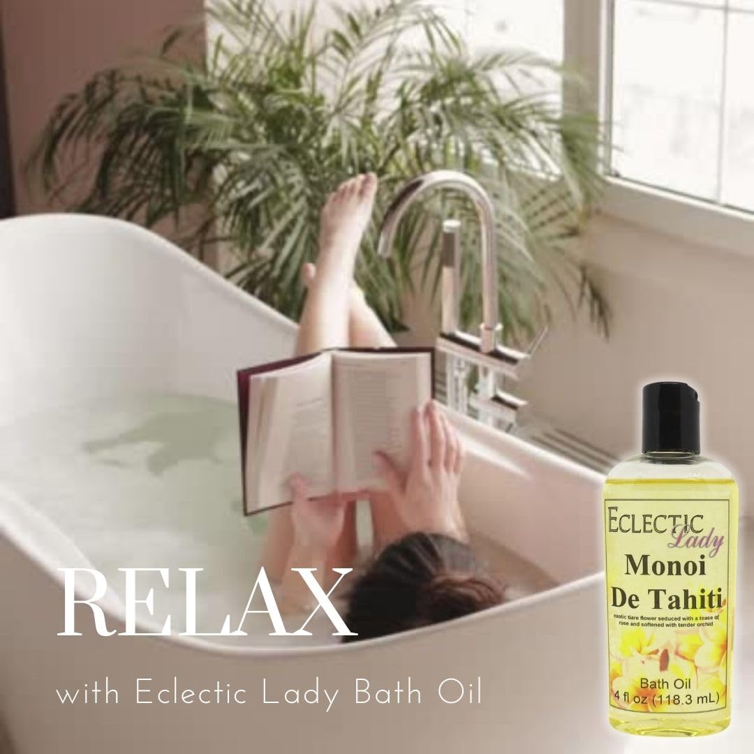 Autumn Rain Bath Oil, Scented Body Oil, Relaxing Bathing Oil, 16 oz Beauty and Personal Care Eclectic Lady