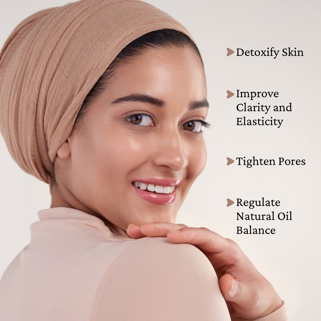Rhassoul Clay (Ghassoul Clay) 1/2 Lb - Detoxifying and Rejuvenating clay - Moroccan Lava clay - Great for hair - DIY natural facial - Great for making Beauty & Personal Care SAAQIN