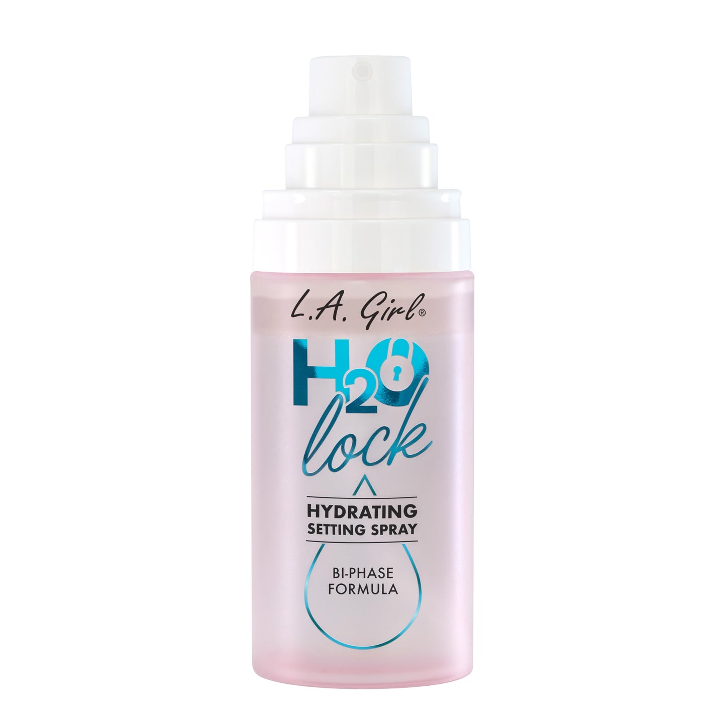 L.A. Girl H2O Lock Setting Spray, Bi-Phase Hydrating Makeup Setting Mist with Aloe Vera, Vitamin E, Cucumber Extract, Dewy Finish, Long-Lasting G97882 Beauty & Personal Care L.A. Girl