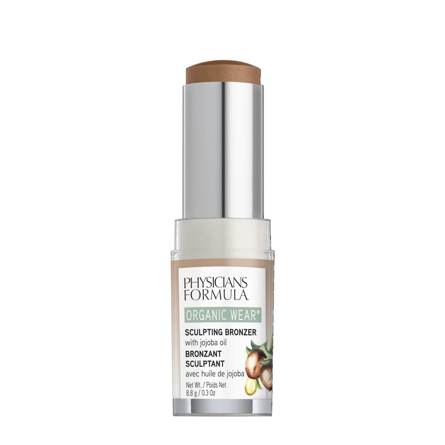 Physicians Formula Organic Wear All Natural Sculpting Face Bronzer Makeup Stick Toffee, Dermatologist Approved Beauty & Personal Care Physicians Formula