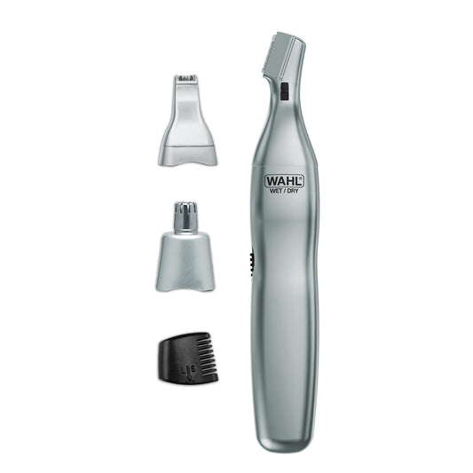 Wahl Men’s Nose Hair Trimmer, for Eyebrows, Neckline, Nose & Ear Hair, Precision Detail Trimming with Interchangeable Heads, Battery Included - Model Beauty and Personal Care Wahl Default Title