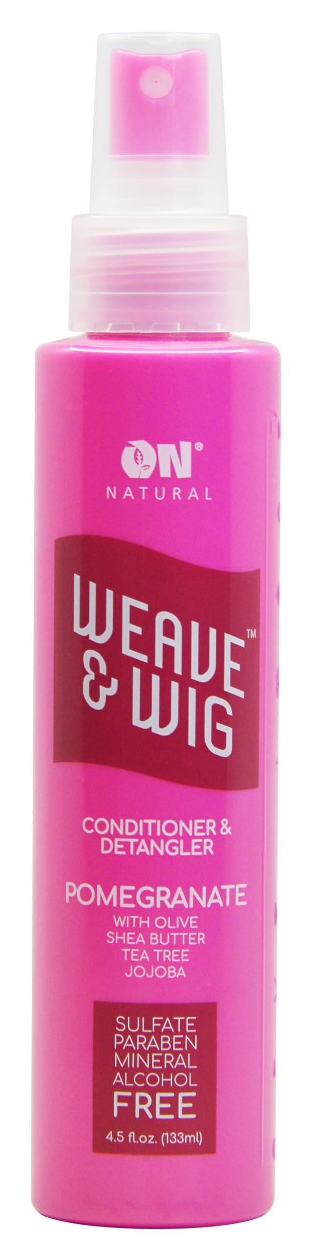 ON NATURAL - Weave & Wig - Detangler [Pomegranate] 4.5oz (Pack of 1)