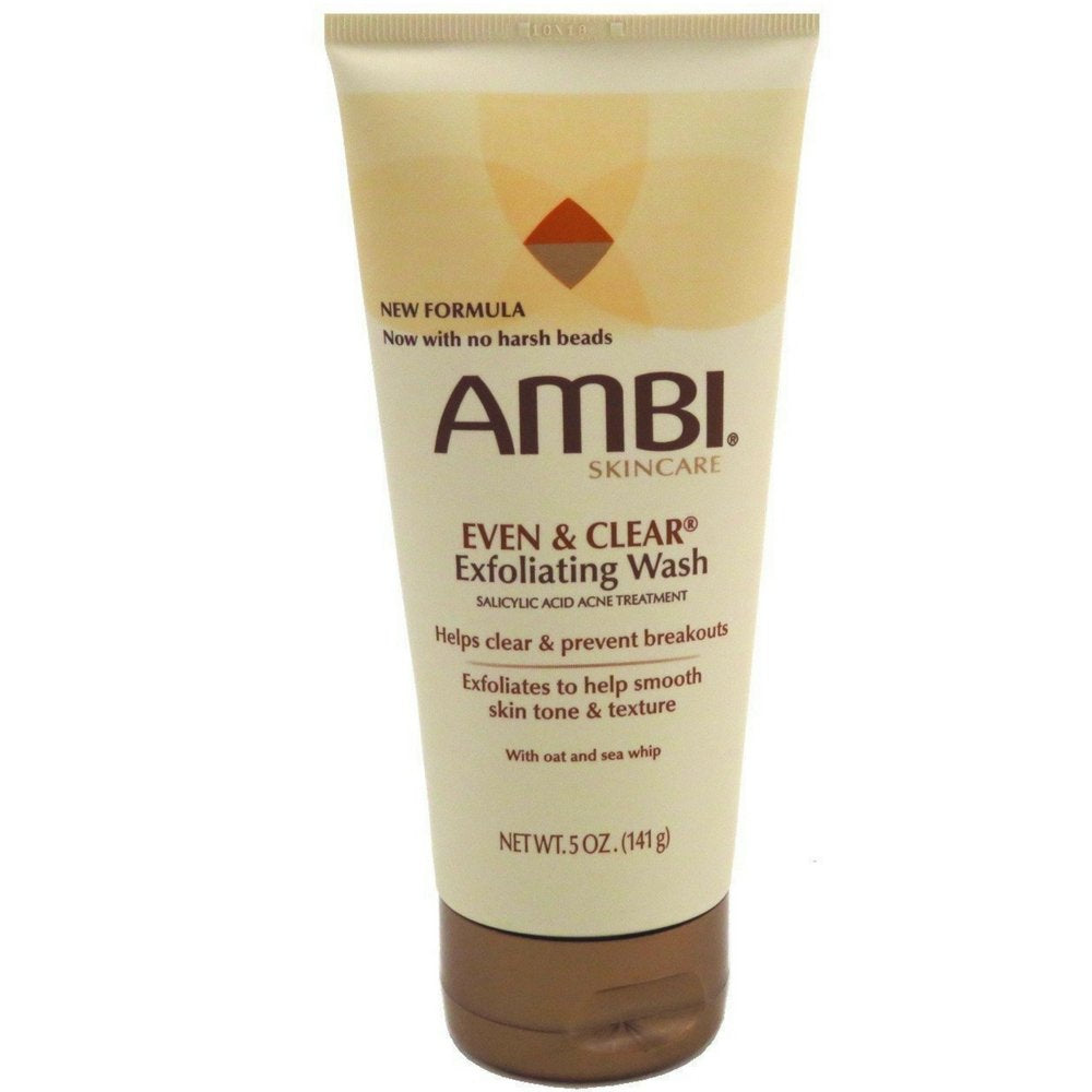 Ambi Even & Clear Exfoliating Wash 5 oz(Pack of 2) Beauty & Personal Care Ambi