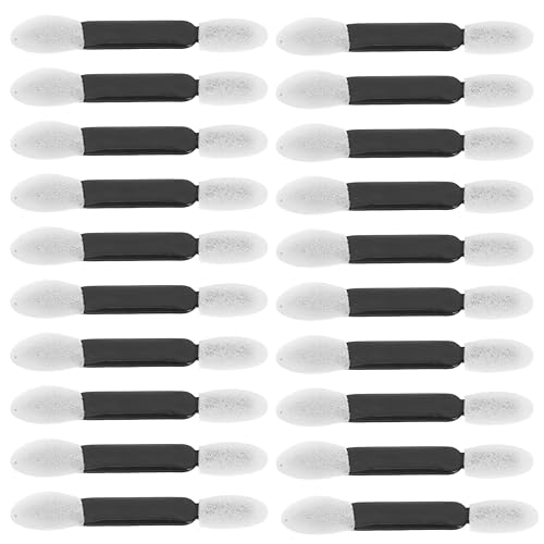 Beaupretty 100Pcs Dual Ended Disposable Eyeshadow Sponge Applicators Oval Sponge Eye Shadow Applicator Makeup Brushes for Blending and Eye Makeup Beauty & Personal Care Beaupretty
