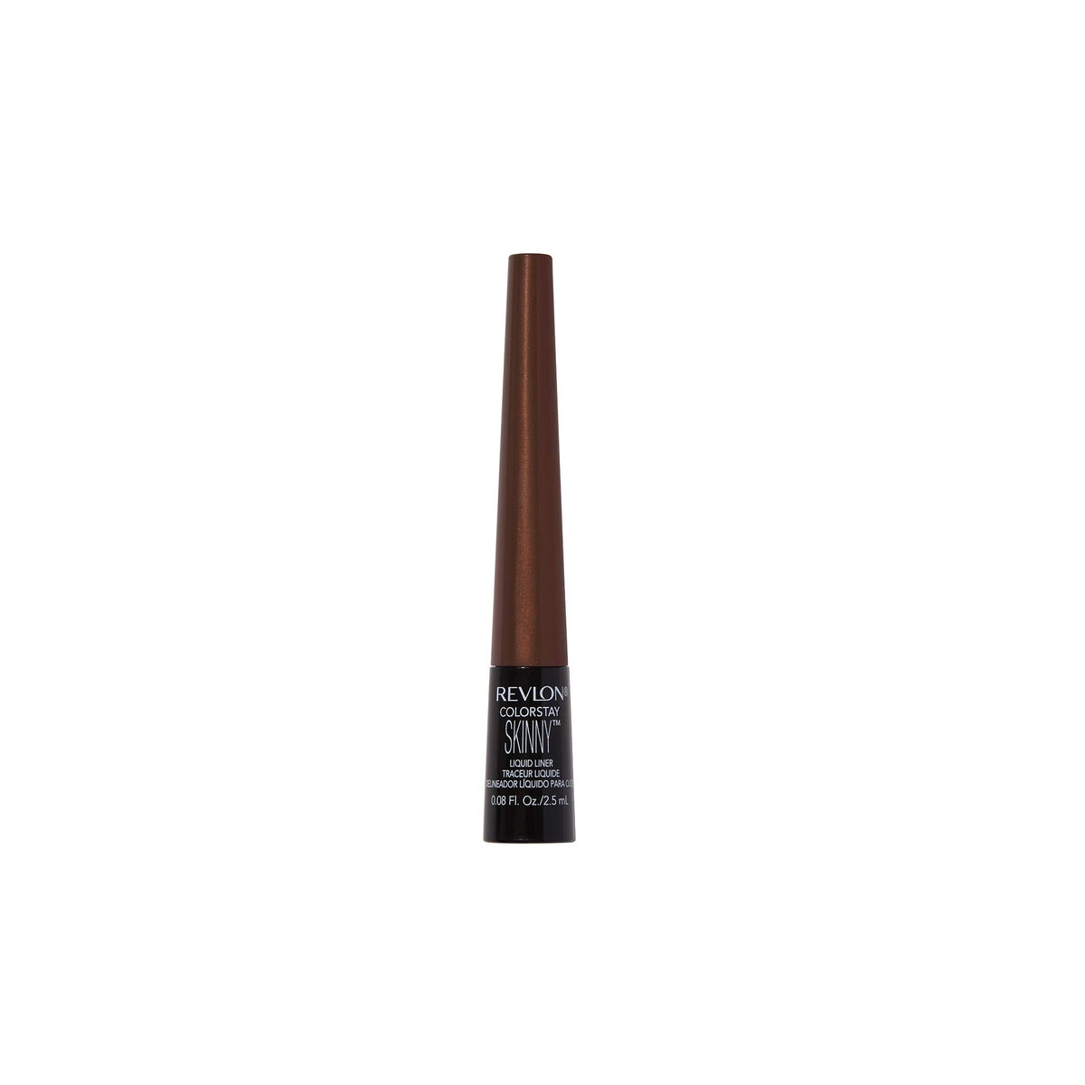 Revlon Skinny Liquid Eyeliner, ColorStay Eye Makeup, Waterproof, Smudge-proof, Longwearing with Ultra-Fine Tip, Mahogany Flame, 0.08 oz Beauty & Personal Care REVLON