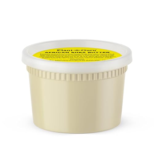 Plant Guru Raw African Shea Butter 16 oz. - 100% Pure Natural Unrefined IVORY - Ideal Moisturizer For Dry Skin, Body, Face And Hair Growth. Great Beauty & Personal Care Plant Guru