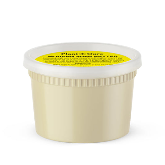 Plant Guru Raw African Shea Butter 16 oz. - 100% Pure Natural Unrefined IVORY - Ideal Moisturizer For Dry Skin, Body, Face And Hair Growth. Great Beauty & Personal Care Plant Guru