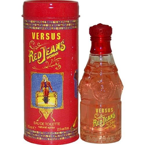 Versace Versus Jeans Eau De Toilette Spray for Women, Red, 2.5 Fl Oz (Pack of 1) Beauty & Personal Care Versace
