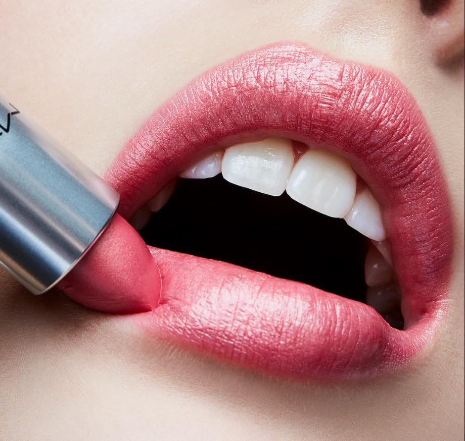 MAC Cosmetics Frost Lipstick - 303 Bombshell (Bright rosy pink w. shimmer) .10 Oz Beauty & Personal Care MAC