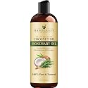 Handcraft Blends Fractionated Coconut Oil Infused with Rosemary - 8 Fl Oz - 100% Pure and Natural - Premium Grade Carrier for Skin, Hair and Massage Beauty & Personal Care Handcraft Blends