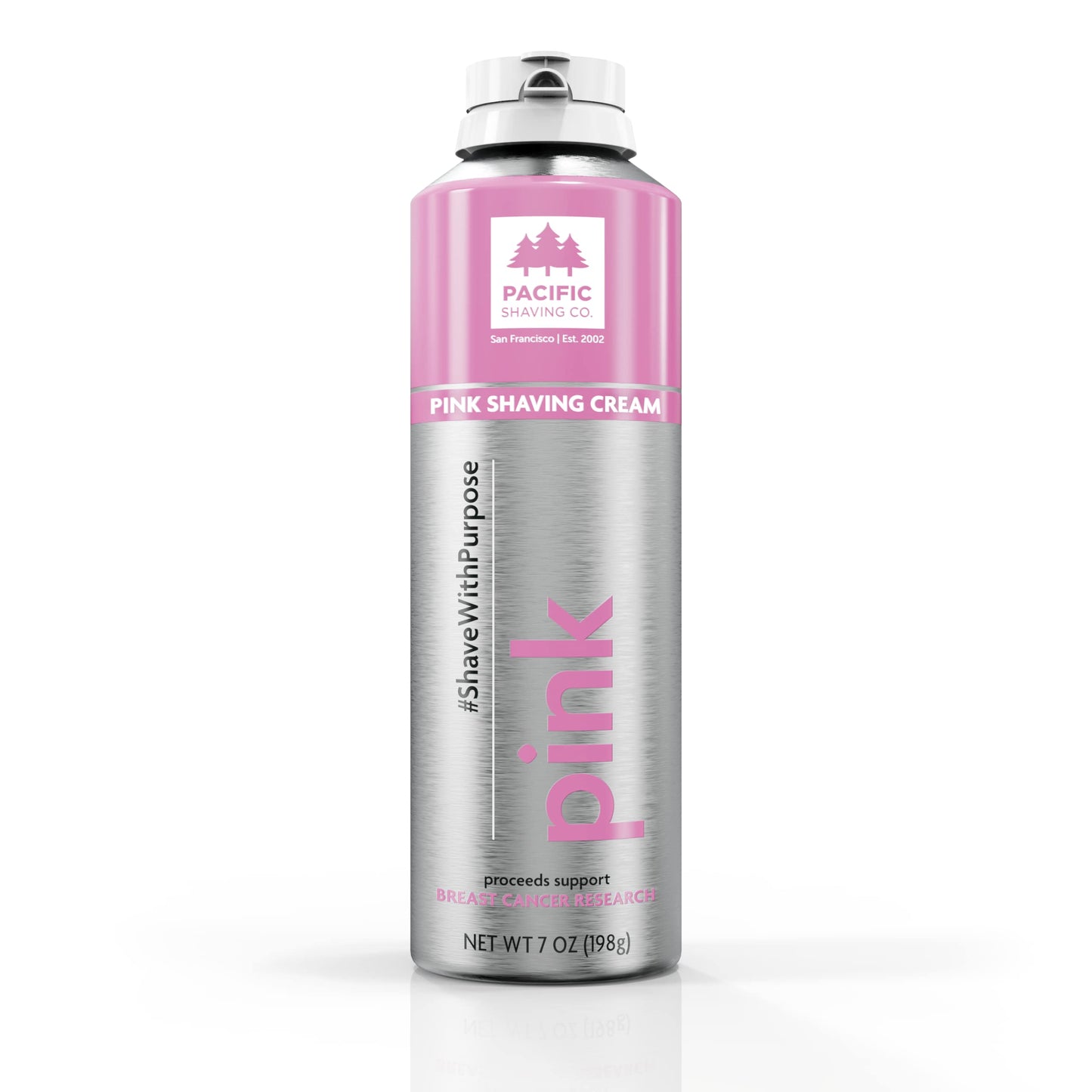 Pacific Shaving Company Pink Shaving Cream - Foaming Colorful Shaving Cream - Hydrating, Redness Reducing + Irritation Free Shave Cream (7 Oz) Beauty and Personal Care Pacific Shaving Company