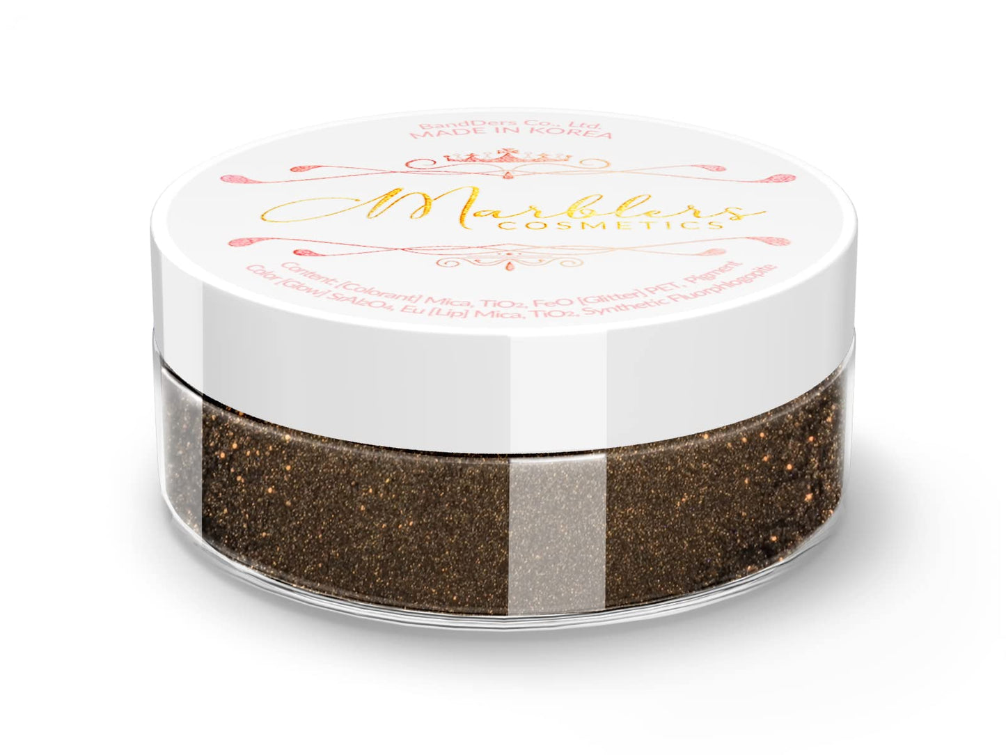 MARBLERS Glitter Mica Powder [Cocoa Cream] 0.14oz (4g) | Glitter Mica | Highly Pigmented | Non-Toxic, Vegan, Cruelty-Free | Eyeshadow, Body Butter Beauty & Personal Care MARBLERS