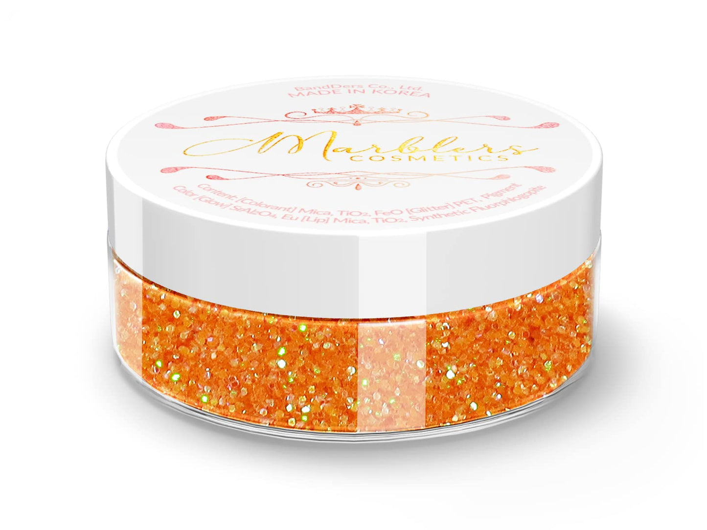 MARBLERS Holographic Face & Body Glitter [Rainbow Orange] 0.18oz (5g) | Fine | Non-Toxic | Cruelty-Free | Festival, Rave & Party Makeup | Eye, Hair Beauty & Personal Care MARBLERS