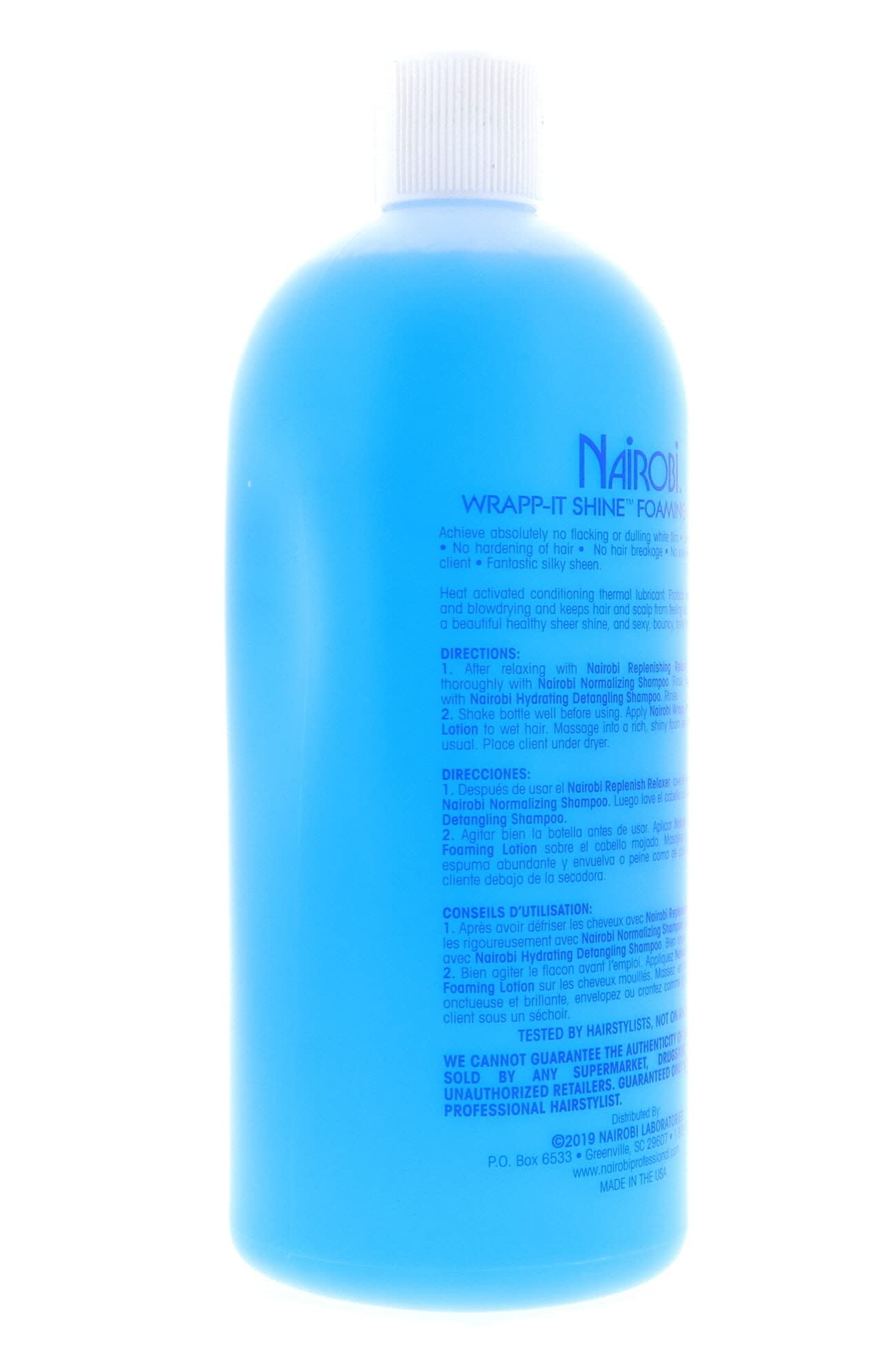 Nairobi Wrapp It Shine Foaming Lotion, 32.0 Fluid Ounce by Nairobi Beauty & Personal Care Nairobi