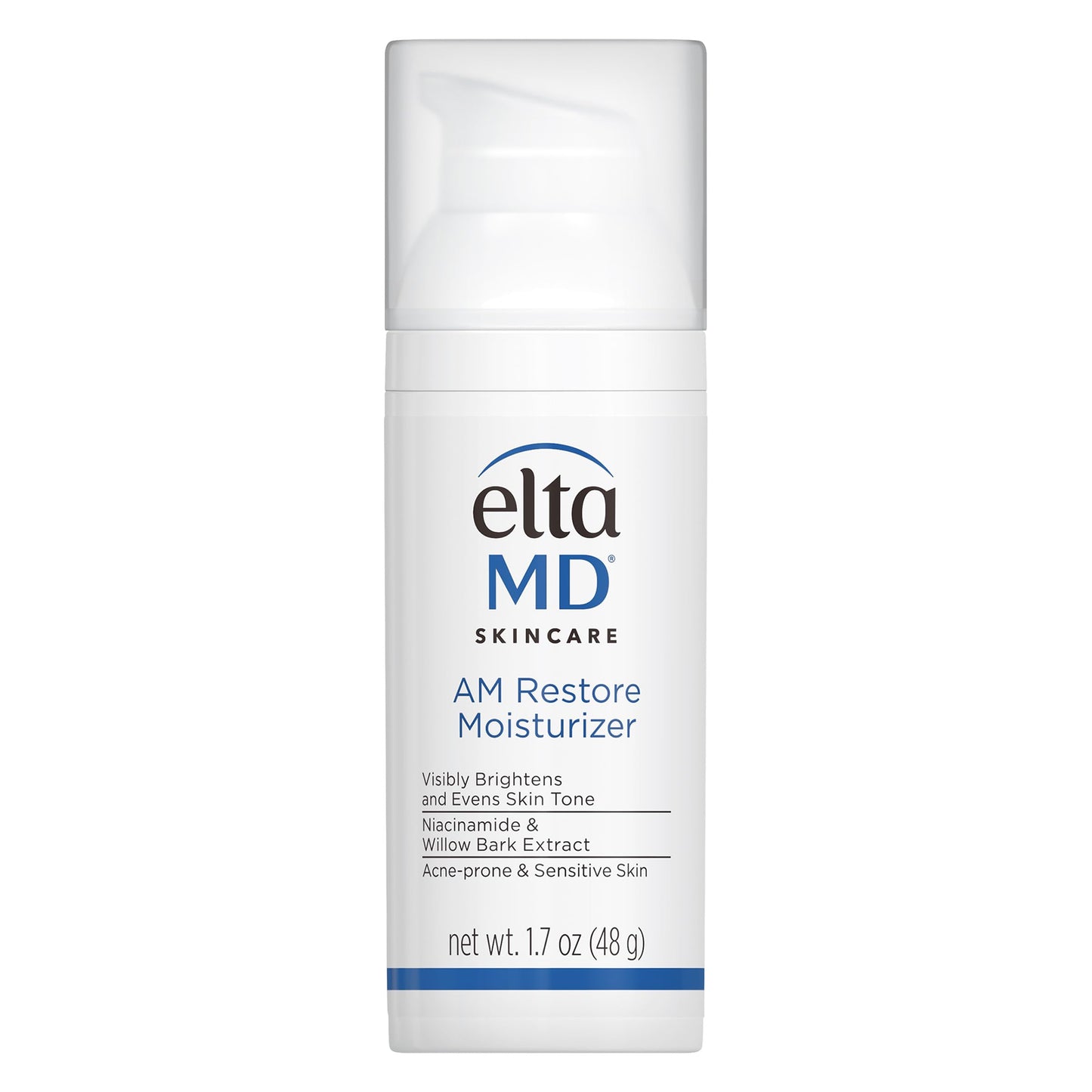 EltaMD AM Restore Face Moisturizer for Women and Men, Light Moisturizer Face Cream, Made with Niacinamide and Hyaluronic Acid, 1.7 oz Pump Beauty & Personal Care EltaMD