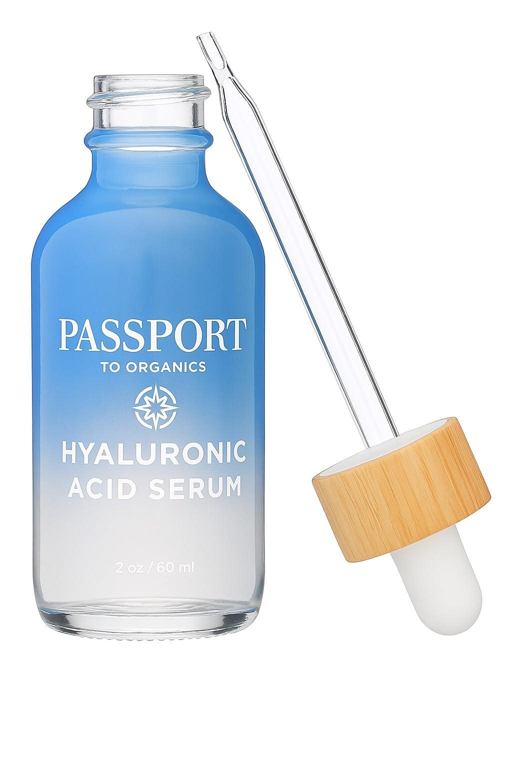 Hyaluronic Acid Serum - Organic and Vegan - 100 Percent Pure of a 1 Percent Solution 2 Ounce Beauty & Personal Care Passport to Organics